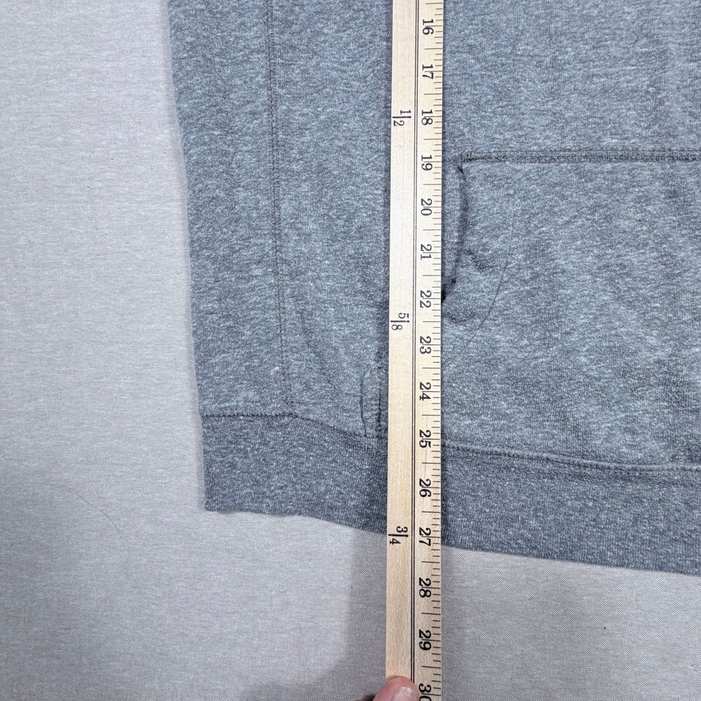 League University of Miami Hurricanes Hoodie Mens Large Gray Pullover U Logo - Picture 3 of 7